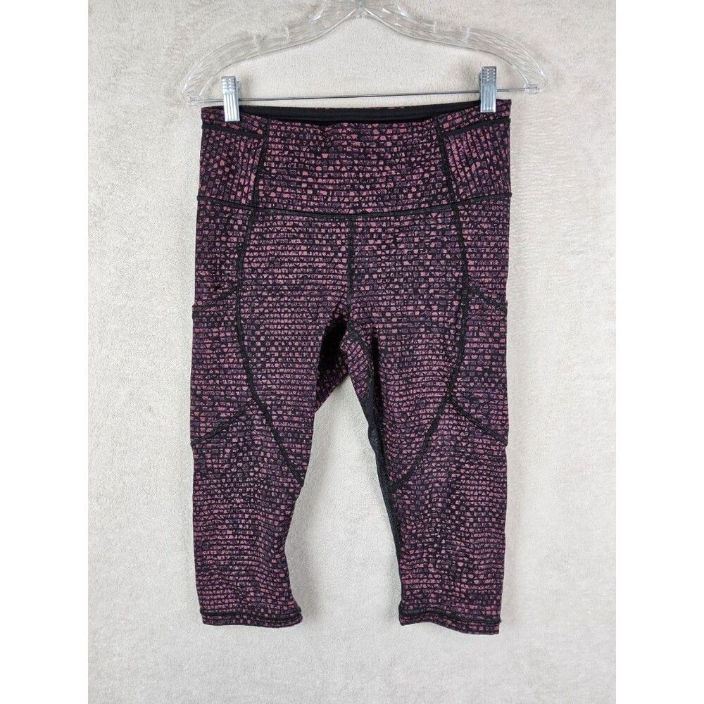 Lululemon Women’s Cropped Pocket Athletic Leggings Size 8